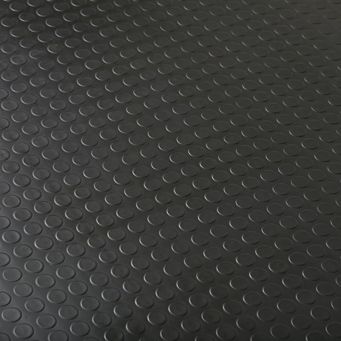 Anti feuille 3mm de Mat Round Button Rubber Ground de plancher de glissement d'utilisation industrielle 0