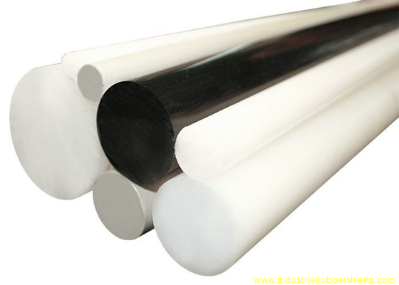 Premium Grade Smooth Surface Nylon Plastic Rod , Hardness 55+ / - 5 Shore D