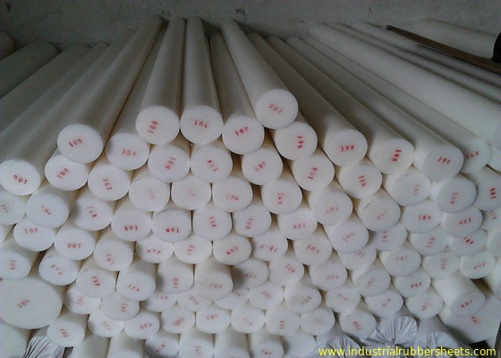 Premium Grade Smooth Surface Nylon Plastic Rod , Hardness 55+ / - 5 Shore D