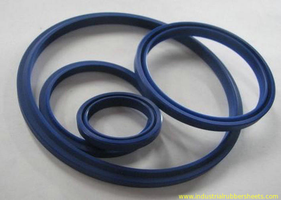 Blue Hydraulic UN Seals , TPU Silicone Rubber Washers For Rod And Piston
