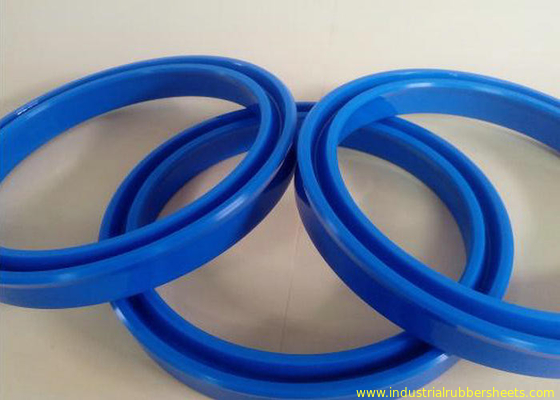 Blue Hydraulic UN Seals , TPU Silicone Rubber Washers For Rod And Piston
