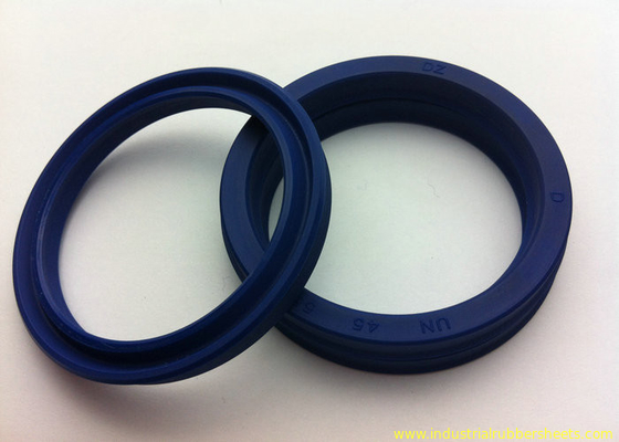 Blue Hydraulic UN Seals , TPU Silicone Rubber Washers For Rod And Piston