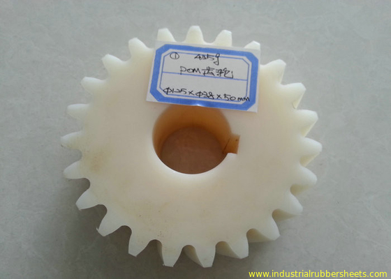 Precision CNC Machined Plastic Gear and Bush with Customizable Size for Industrial Applications