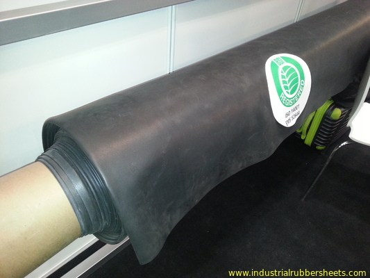 Aging Resistance CSM / EPDM Rubber Sheet Roll Industrial Rubber Sheet For Seal , Gasket