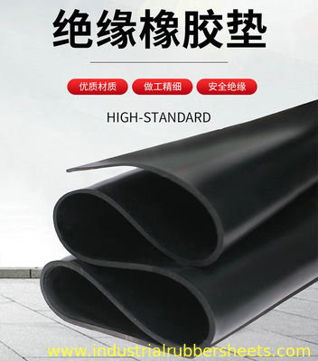 Non-Toxic Colorful Industrial Rubber Sheet with 1.0 mm - 100 mm Thickness and Tensile Strength 2-12Mpa
