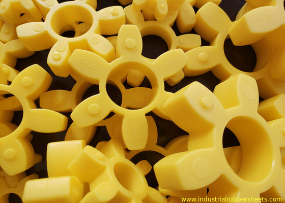 93 Shore A Hardness Polyurethane Coupling Yellow MS Coupling 30Mpa Tensile Strength