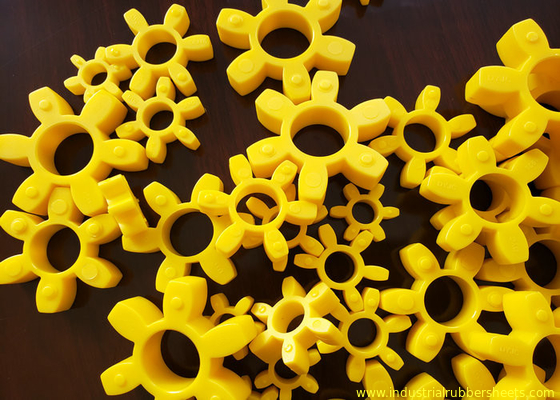 93 Shore A Hardness Polyurethane Coupling Yellow MS Coupling 30Mpa Tensile Strength