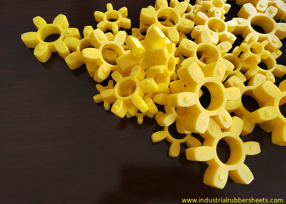 93 Shore A Hardness Polyurethane Coupling Yellow MS Coupling 30Mpa Tensile Strength