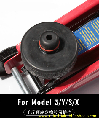 Black Shock Absorber Rubber Jack Pad For Car