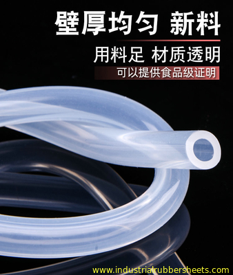 Food Grade 2mm Silicone Rubber Hose High Temperature