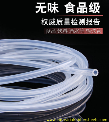 Food Grade 2mm Silicone Rubber Hose High Temperature