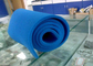 Good Resilience Smooth Open Cell Silicone Foam Rubber Sheet In Blue , Red Color