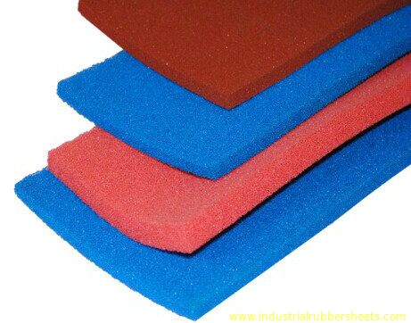 Feuille éponge silicone à cellules ouvertes 200psi 10-40 Shore A