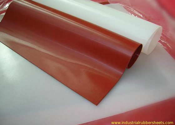 0.5-6.0 mm x 0.5-1.2 m x 10/20 m feuille en caoutchouc de silicone pour l'industrie alimentaire et les applications industrielles