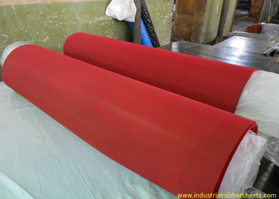 Feuille industrielle rouge en caoutchouc de gomme pour la doublure de camion, doublure d'eau potable