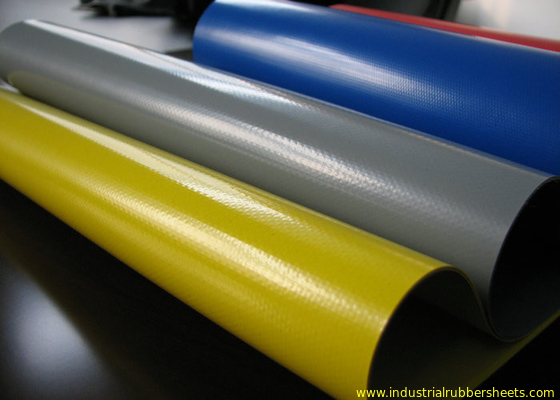 Feuille de tissu de Hypalon, jaune en caoutchouc de feuille du néoprène industriel, gris, rouge, bleu