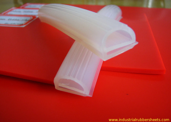 Corde d'extrusion en silicone translucide de 1 à 50 mm de diamètre certifiée FDA RoHS