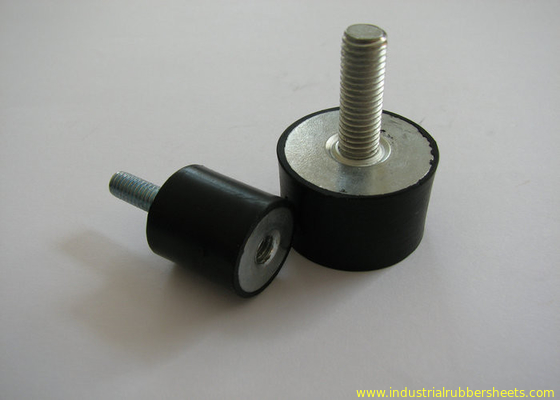 Galvanized Metal + Rubber Shock Mounts For Machinery / Rubber Vibration Dampers