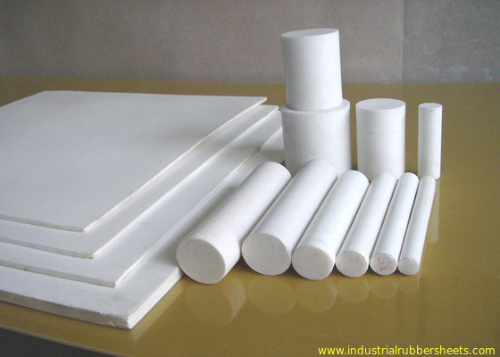 Feuille moulée ou esquivée de PTFE, feuille en plastique d'anti téflon de corrosion pour le joint/garniture