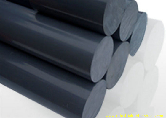 Le noir réutilisent PVC de plastique Rod solide avec de l'acide et l'alcali résistants, barre ronde en nylon