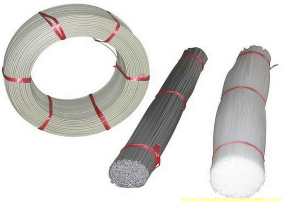 Pp blancs Rod fileté par nylon pour le joint industriel, Rods en plastique ronds solides