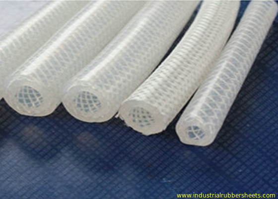 Tuyau FDA anticorrosion de silicone renforcé par tresse à haute pression de polyester