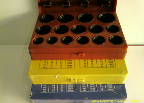 Kit en caoutchouc standard ISO3601, AS568A, DIN3771, JIS B2401 de joint circulaire de joints en caoutchouc de silicone