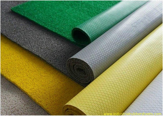 Tapis en caoutchouc de plancher de mousse durable ou de support ferme tapis de porte de 9mm - de 17mm/PVC