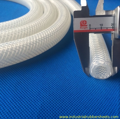 Tuyau tressé pressurisé adapté aux besoins du client de silicone, extrusion de tube de silicone