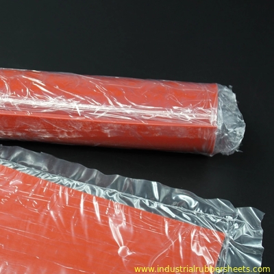 Feuille épaisse rouge en caoutchouc de silicone de 3 millimètres sans catégorie comestible d'odeur