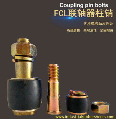 Taille standard Fcl couplant Pin Metal Rubber Iso 9001