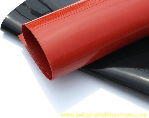 Résistance d'huile en caoutchouc à hautes températures rouge de feuille du silicone 3mm
