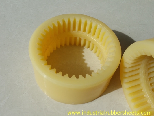 Taille standard de l'accouplement en polyuréthane jaune pour utilisation industrielle