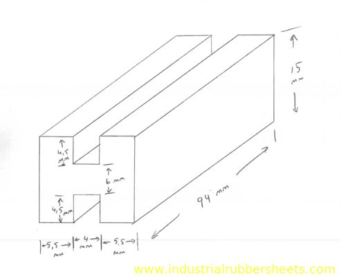 Non-Stick PTFE Glassfiber Cutter Pad with Rectangular Shape and Temperature Resistance Up to 260°C for Precision Cutting