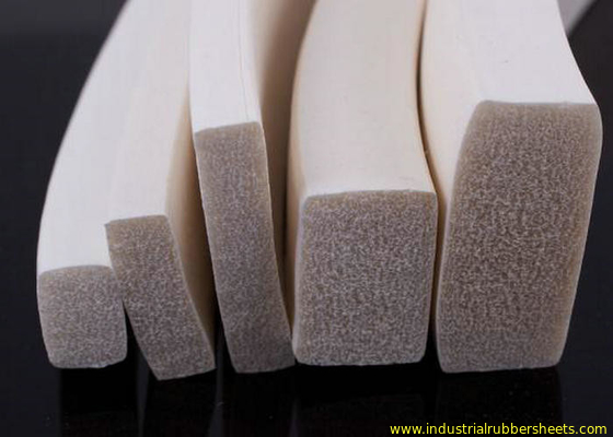 Cordon éponge silicone extrudé 10-30 Shore A pour joints industriels