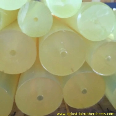 Polyuréthane ou nylon jaune Rod en plastique, barre d'unité centrale de longueur de 300 - de 500mm