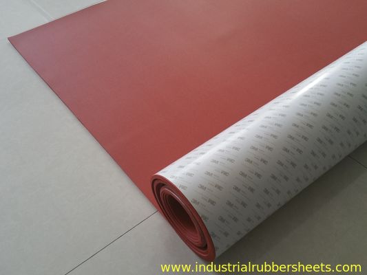 Industrial Grade 100% Virgin Silicone Foam Rubber Sheet with 3M Adhesive Backing and UL94V-0 Flame Resistance