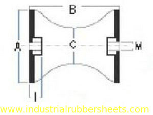 Supports antichoc et amortisseurs en caoutchouc TC-FF noir de qualité industrielle pour l'anti-vibration dans les équipements de soins de santé