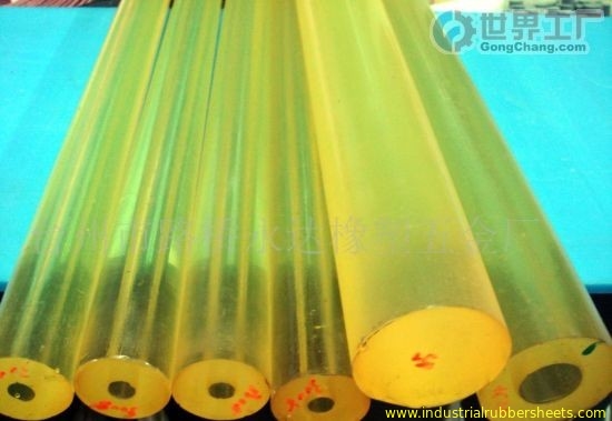 Extrusion résistante à l'usure rouge/de jaune silicone de tube, tuyau de polyuréthane