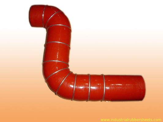 Tuyau de silicone de Samco de 6 pouces/tuyauterie à hautes températures de silicone pour la voiture de course, rouge