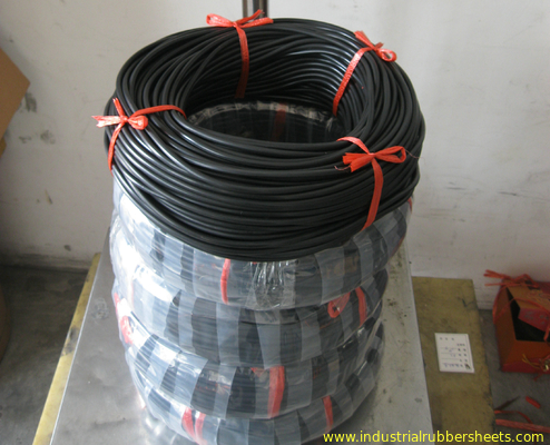 Joints en caoutchouc de silicone de corde de la résistance acide FKM pour le joint industriel avec le noir, couleur de Brown