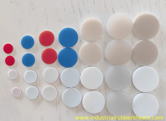 White Oil Resistant PTFE Silicone Washer with PH Range 0-14 and Tensile Strength 8-12Mpa for Bottle Seal