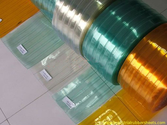 La feuille en plastique mate de PVC/a coloré la longueur transparente des feuilles 1-50m de plastique