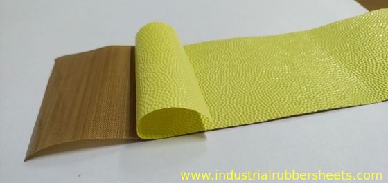 Adhésif enduit beige de support de tissu de fibre de verre de Ptfe épaisseur de 0,08 - de 0.35mm