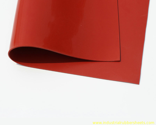 feuille rouge de silicone de la densité 1.25g/Cm3/résistance à la traction en caoutchouc imperméable de la feuille 7.5Mpa