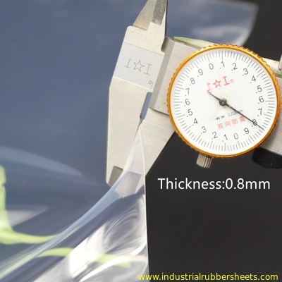 Feuille transparente de silicone de catégorie comestible/film transparent de silicone épaisseur de 0,1 - de 1.5mm
