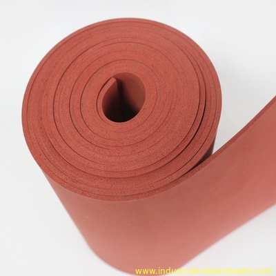 High Temperature Customized Silicone Sponge Rubber Sheet Close Cell 10 - 40 Shore A Hardness