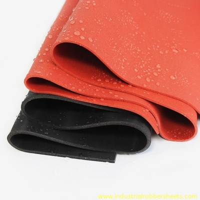 High Temperature Customized Silicone Sponge Rubber Sheet Close Cell 10 - 40 Shore A Hardness