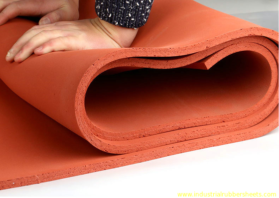 1 - feuille de mousse de silicone de 10mm x de 1 - de 1.5m x 10m, support 3M adhésif Gule de feuille d'éponge de silicone