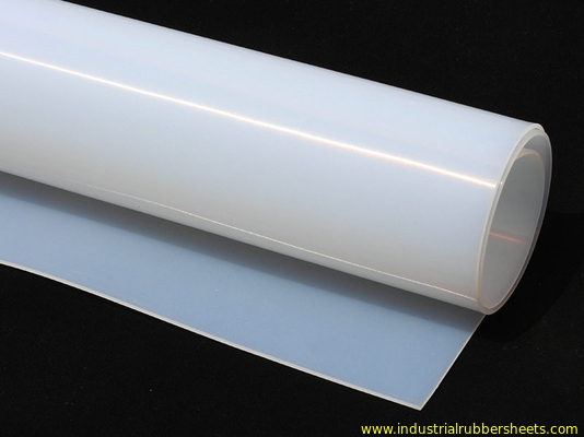 La feuille translucide de silicone de catégorie comestible, garniture de silicone a classé 1-10mm x 1.2m X 10m
